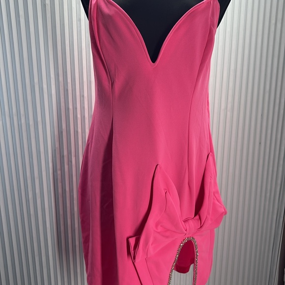 Fashion Nova Vibrant Pink Dress - Picture 10 of 11